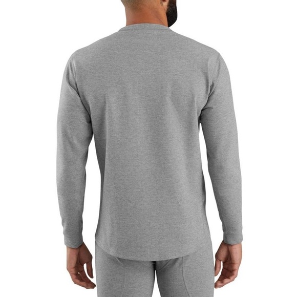 Carhartt Men's Base Force Heavyweight Crew in Grey - Picture 4 of 9